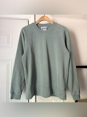 JUNGMAVEN mint seafoam pistachio green hemp organic cotton crew neck sweater
